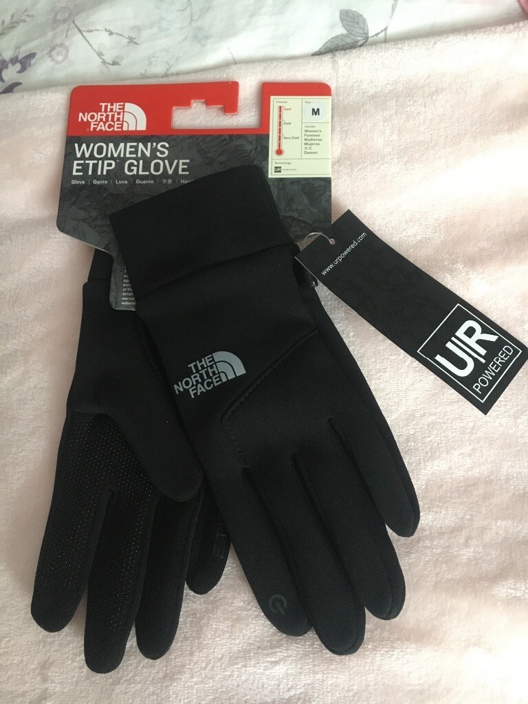 north face etip gloves medium